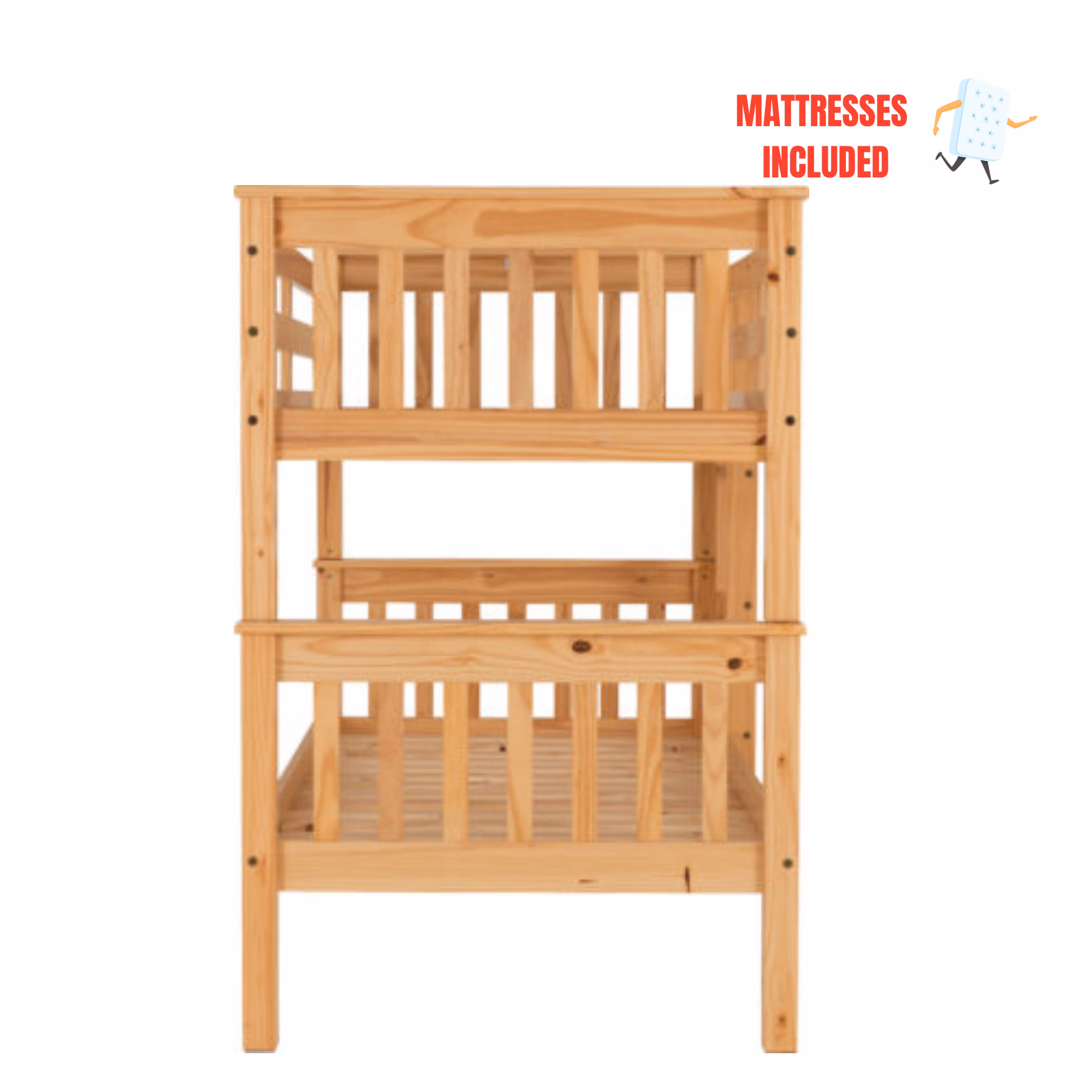 Neptune Pine Bunk Bed - Image 3
