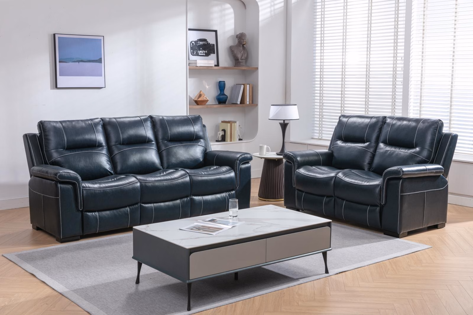 Rosebay 3+2 LeatherAir Sofa Suite - Image 2