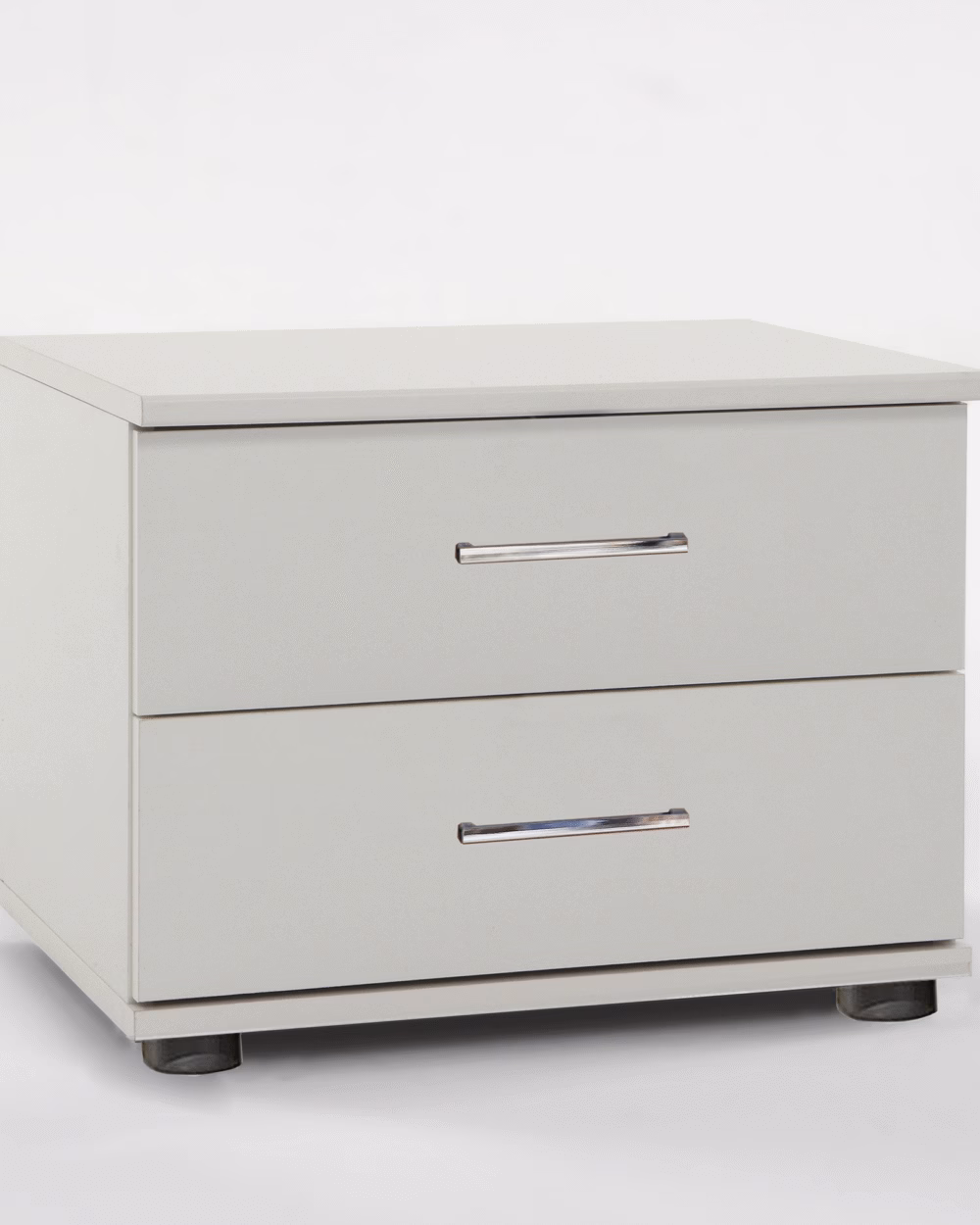 Davos 2 Drawer Bedside White