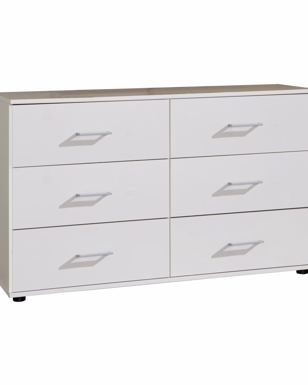 Davos 6 Drawer Chest White