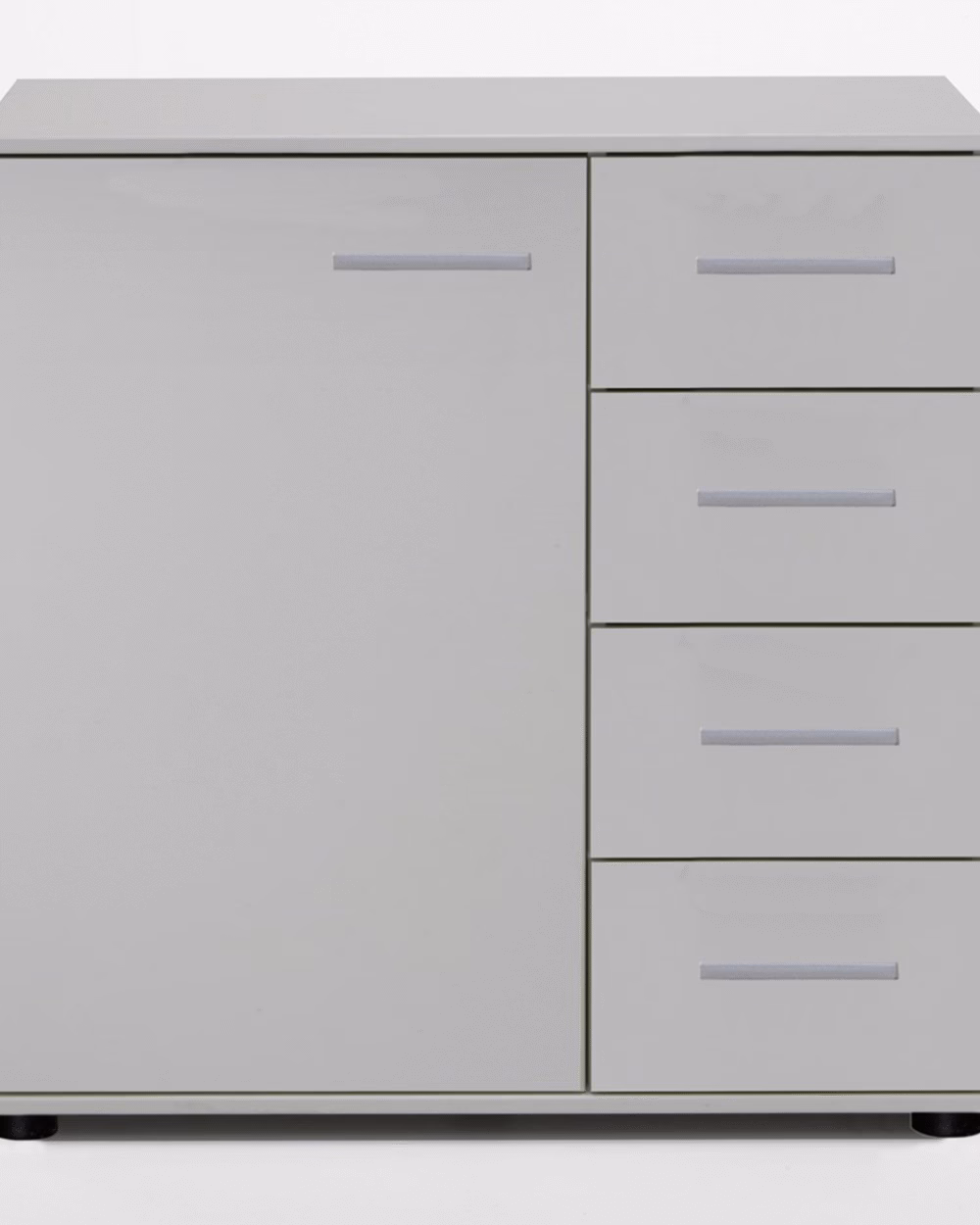 Davos Combi chest white 1 door 4 drawer