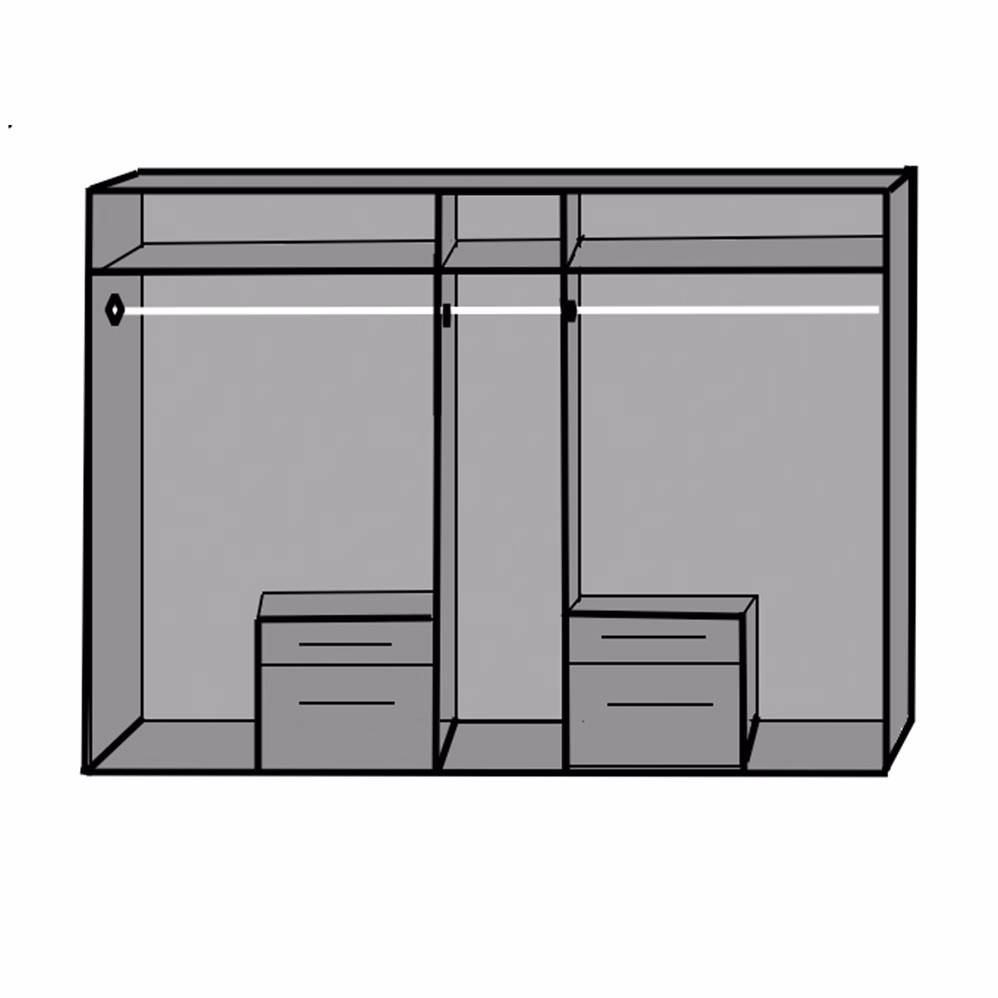 Fly 5 Door 4 Drawer - Image 2