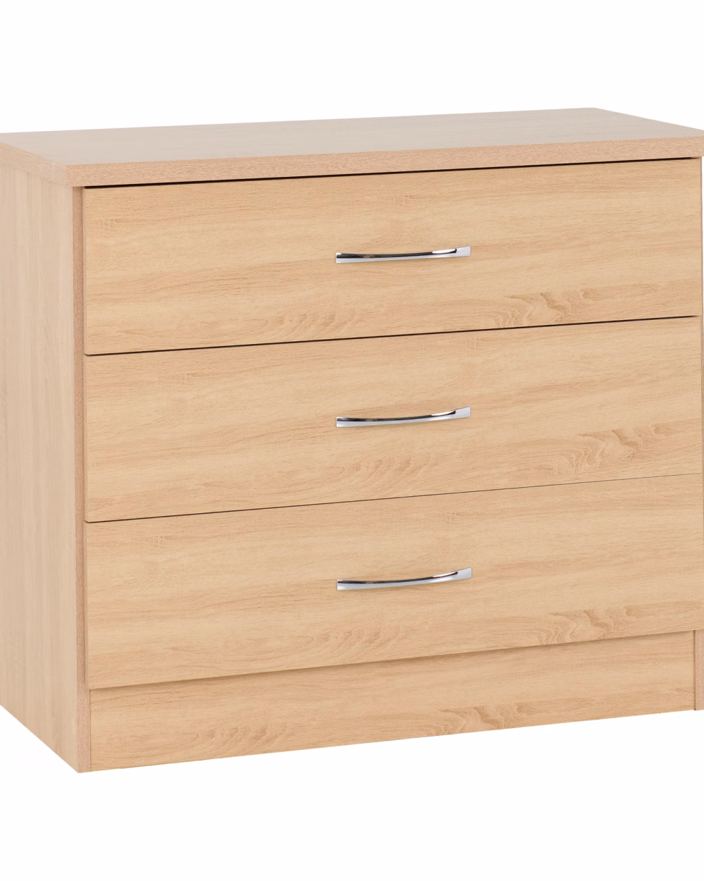 Nevada 3 Drawer Chest Sonoma Oak Effect