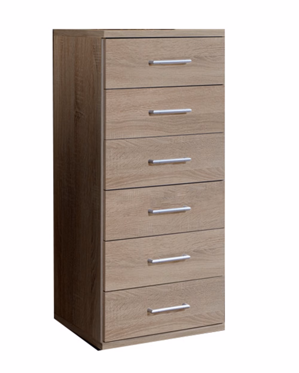 Osaka Narrow 6 Drawer Narrow Chest Oak