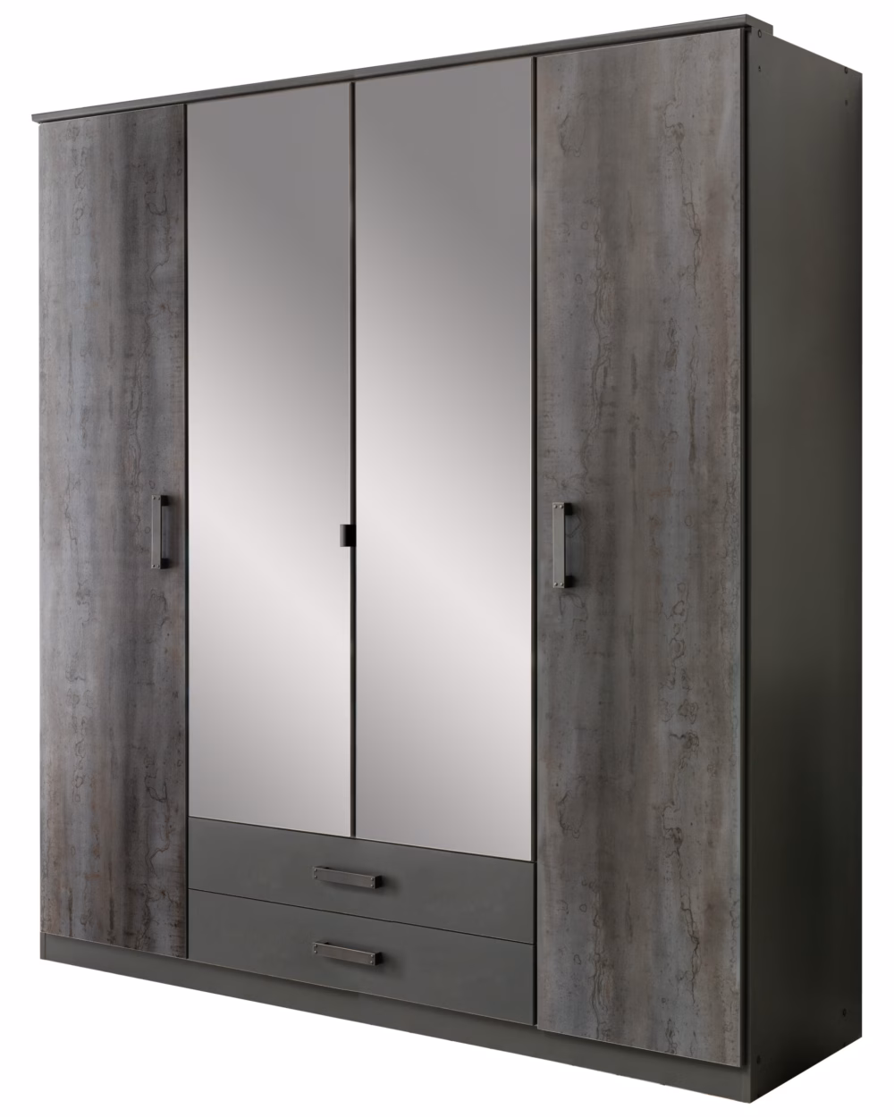 Duisberg 4 Door 2 Drawer Wardrobe