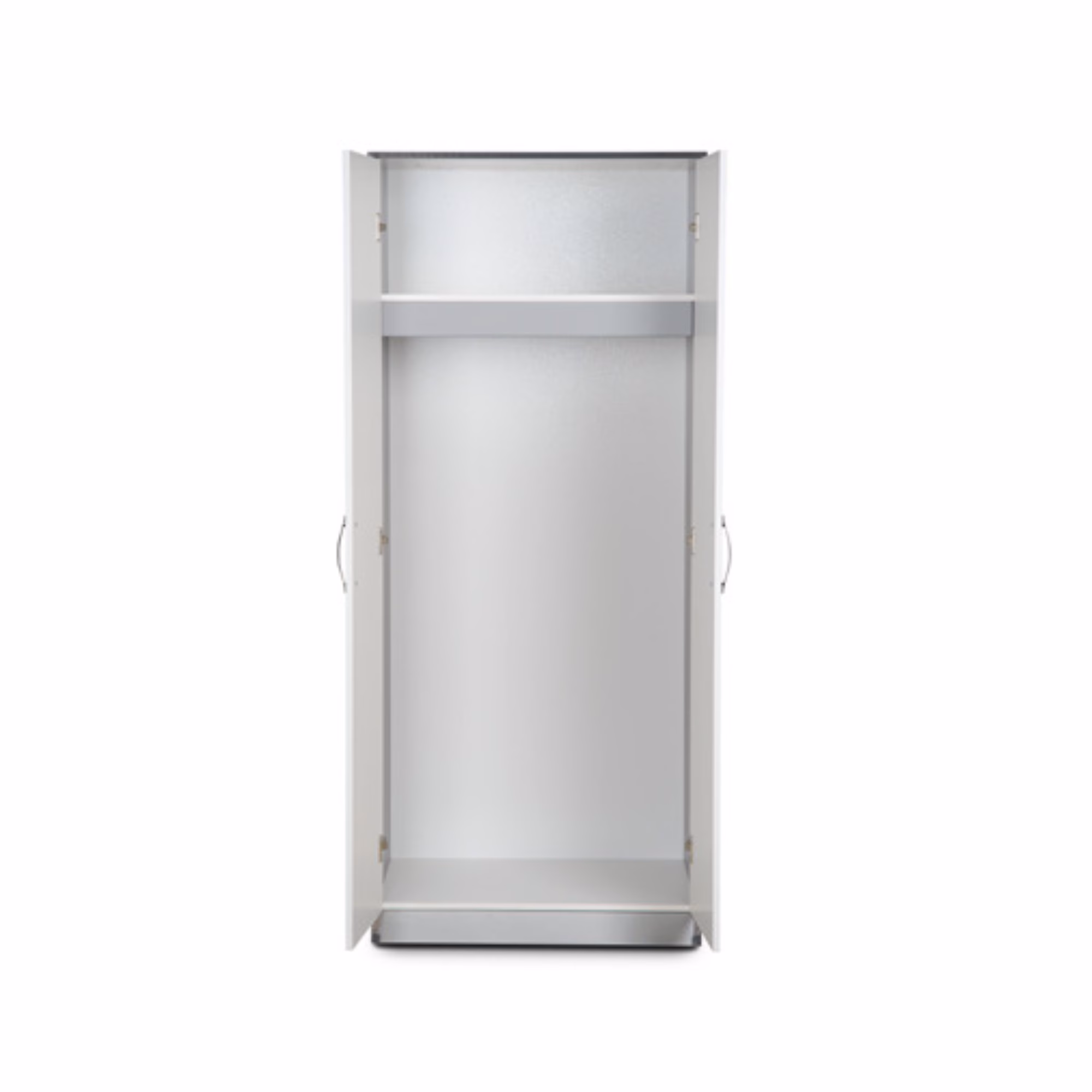 Ladies Robe 2 Door Wardrobe White - Image 3