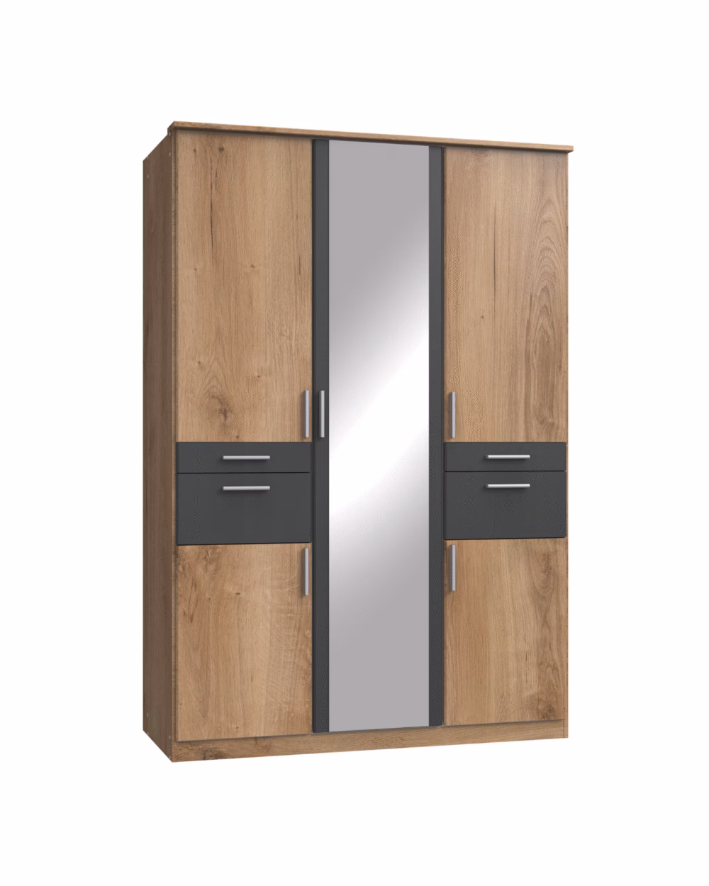 Koblenz Planked Oak 3 Door Wardrobe