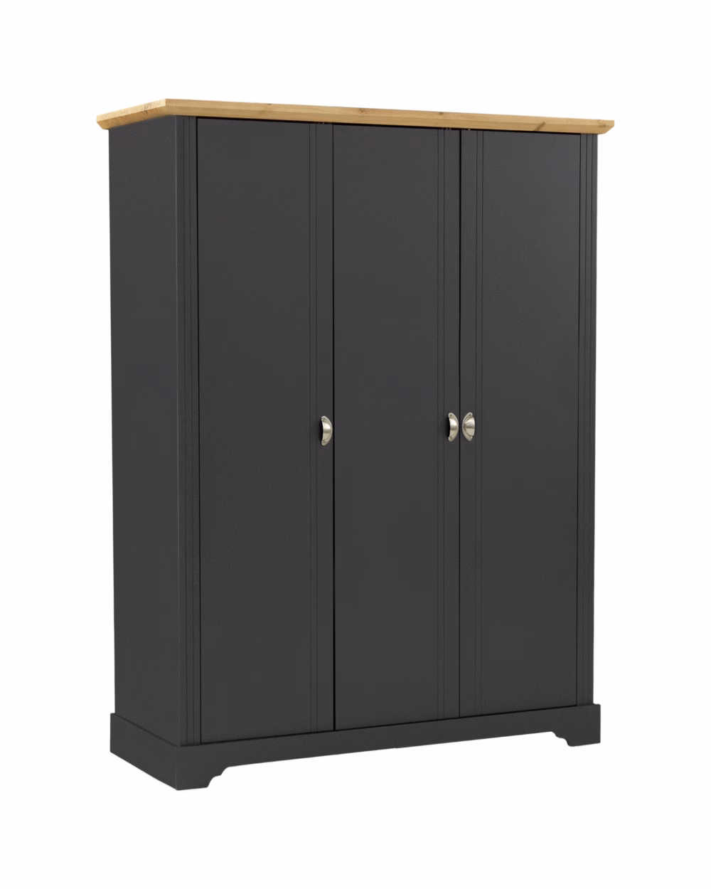 Toledo 3 Drawer Wardobe Grey/Oak Effect