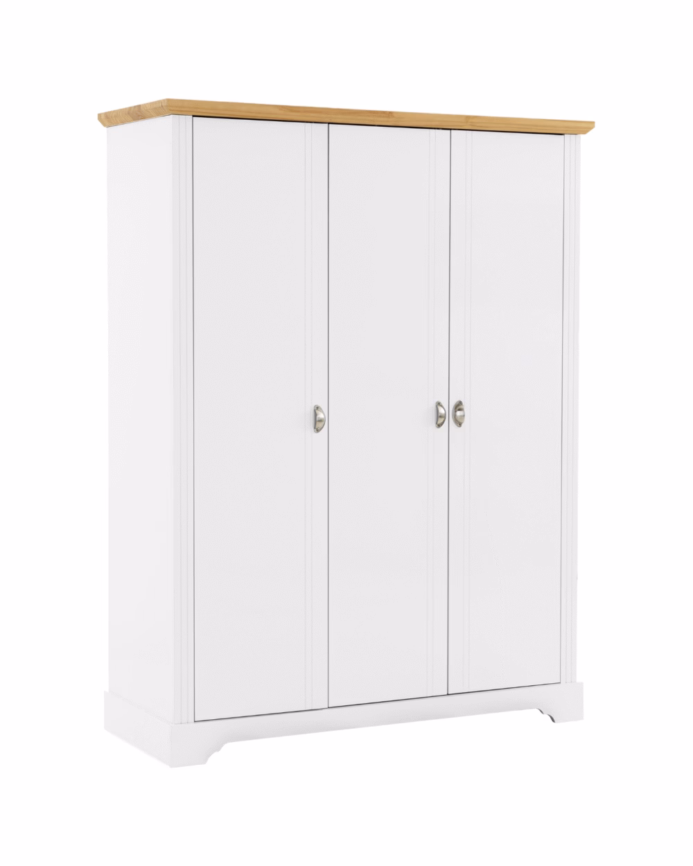 Toledo 3 Drawer Wardobe White/Oak Effect