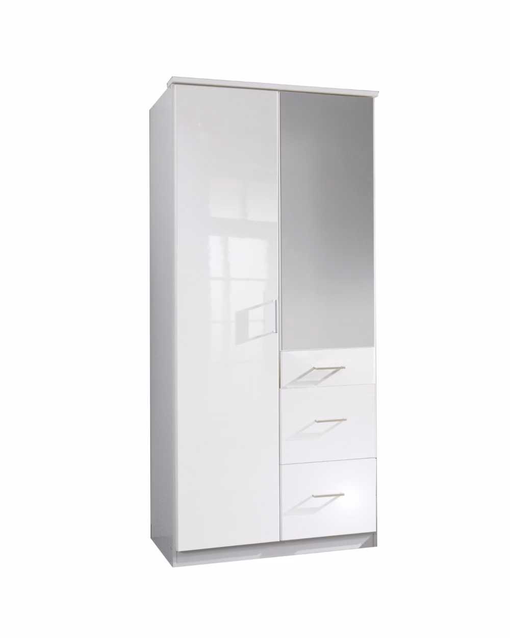 Clack 2 Door Wardrobe White