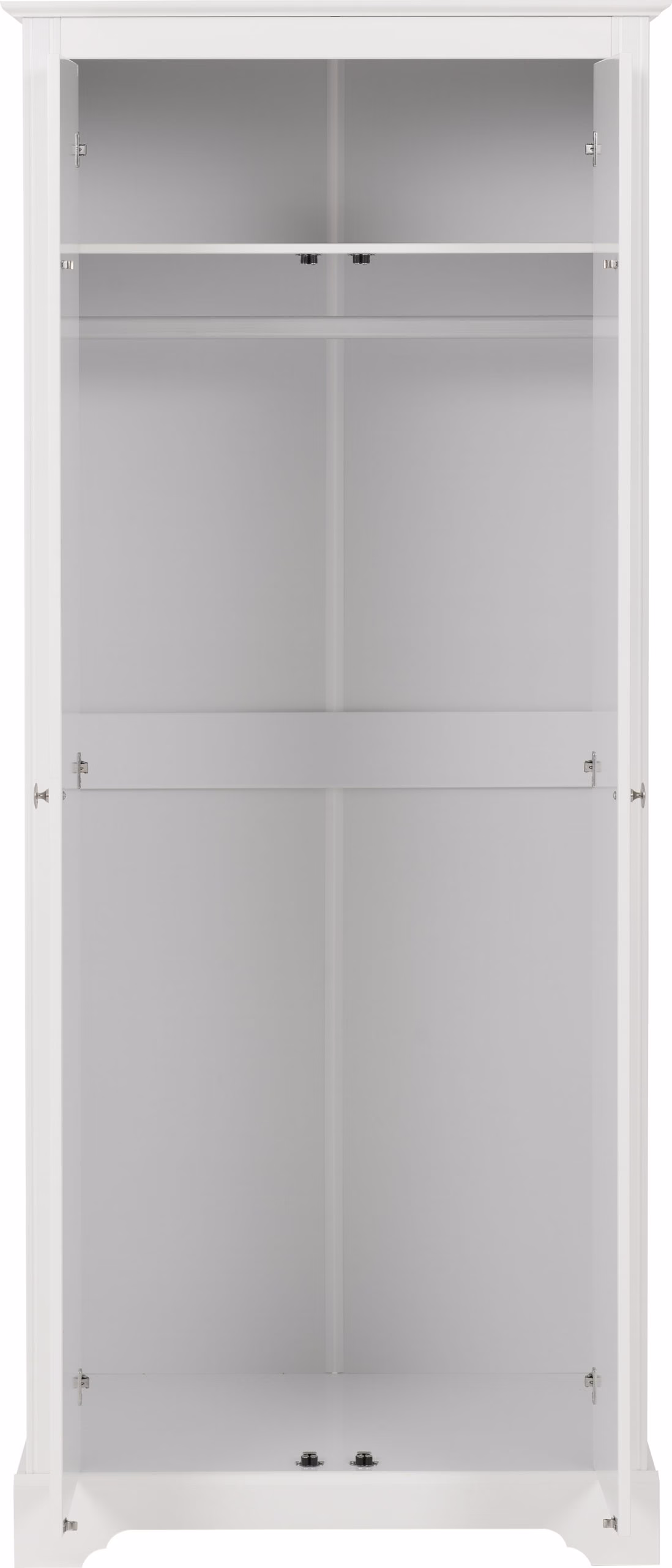 Stratford 2 Door Wardrobe White - Image 2