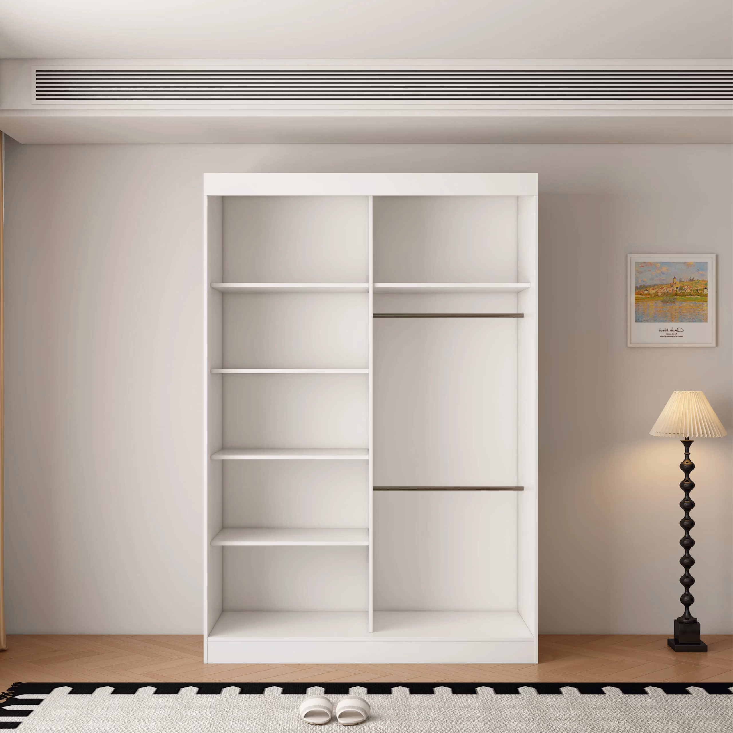 Oracle 2 Door Full Mirror 150CM sliding wardrobe - Image 2